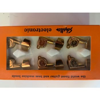 SCHALLER - Meccaniche Per Chitarra Elettrica M6g Mini Gold 507
