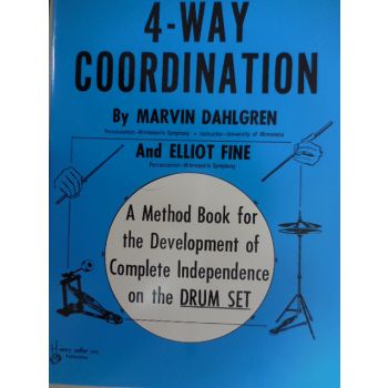 WARNER - 4-way Coordination A Method Book For Drum Set