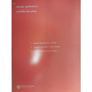 WARNER - G.Gershwin's Prelude For Piano