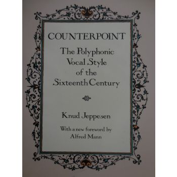 DOVER - K.Jeppesen Counterpoint Polyphonic Vocal Style