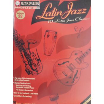 HAL LEONARD - Latin Jazz 10 Latin Jazz Classic Cd Vol.23