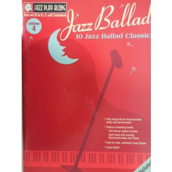 HAL LEONARD - 10 Jazz Ballad Classics Cd