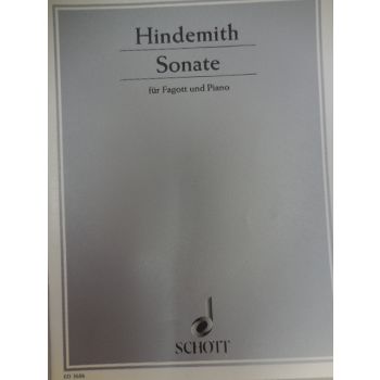 SCHOTT - Hindemith Sonate Per Fagott Und Piano