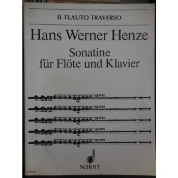 SCHOTT - H.W.henze Sonatine Fur Flote Und Klavier Flauto Tr