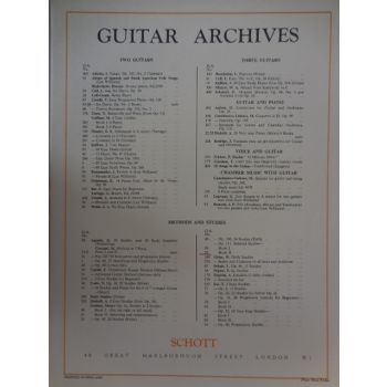 SCHOTT - Guitar Archives