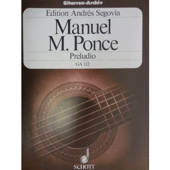 SCHOTT - M.M.Ponce Preludio Ga 112