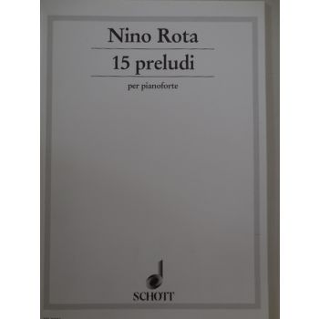 SCHOTT - N.Rota 15 Preludi Per Pianoforte