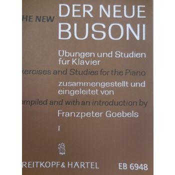 EDITION BREITKOPF - Busoni Exercise And Studies For The Piano Vol. I