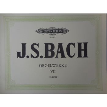 EDITION PETERS - J.S.Bach Orgelwerke VII