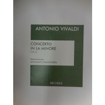 RICORDI - A.Vivaldi Concerto In La Minore Riduzione Per Otta