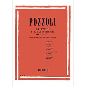 RICORDI - Pozzoli 24 Studi Di Facile Meccanismo Per Pianoforte