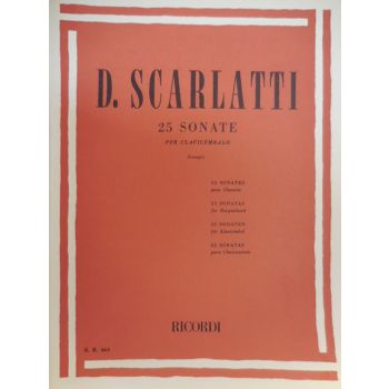 RICORDI - Scarlatti 25 Sonate Per Clavicembalo