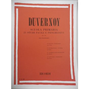 RICORDI - Duvernoy Scuola Primaria 25 Studi Facili E Progres