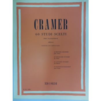 RICORDI - Cramer 60 Studi Scelti Per Pianoforte Con Compact