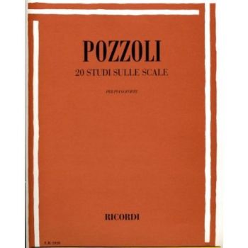 RICORDI - Pozzoli 20 Studi Sulle Scale Per Pianoforte