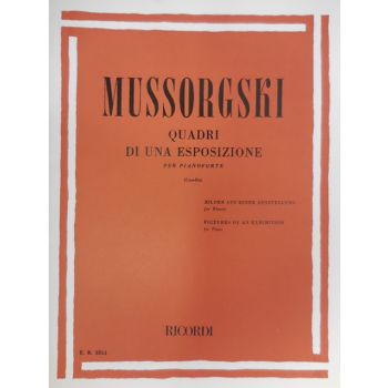 RICORDI - Mussorgski Quadri Di Una Esposizione Per Pianoforte