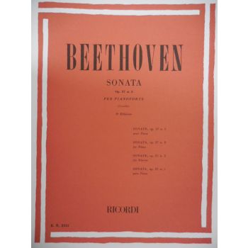 RICORDI - Beethoven Sonata Op.27 N.2 Per Pianoforte