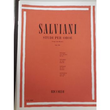 RICORDI - Salviani Studi Per Oboe Vol. III