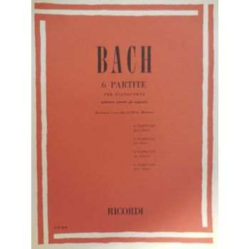 RICORDI - Bach 6 Partite Per Pianoforte