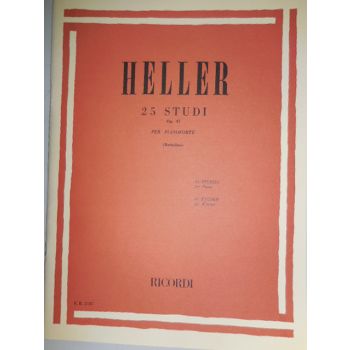 RICORDI - Heller 25 Studi Per Pianoforte Op. 47