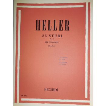 RICORDI - Heller 25 Studi Per Pianoforte Op.45