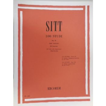 RICORDI - Sitt 100 Studi Op 32 Per Violino Fasc.III