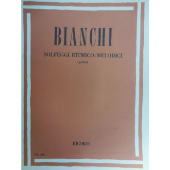 RICORDI - Bianchi Solfeggi Rtmici-melodici (parlati)