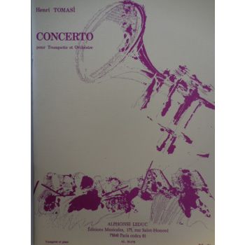 LEDUC - H.Tomasi Concerto Pour Trompette Et Orchestre