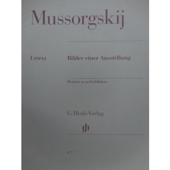 G.HENLE VERLAG - Mussorgskij Bilder Einer Ausstellung Per Pianofort