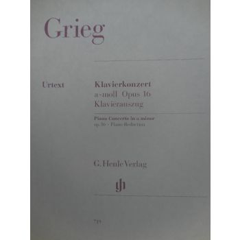 G.HENLE VERLAG - Grieg Concerto Per Pianoforte In A Minor Op 16