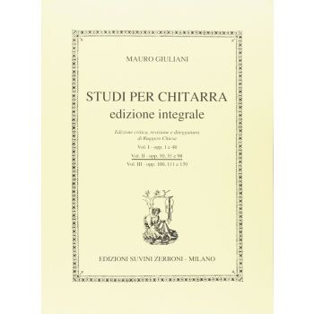 SUVINI ZERBONI - Studi Per Chitarra Ed.integrale Vol. 2 Mauro Giuliani