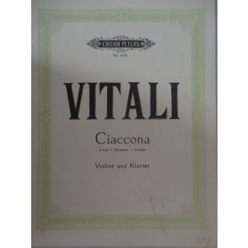 G.HENLE VERLAG - Vitali Ciaccona Violine Und Klavier