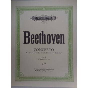 EDITION PETERS - Beethoven Concerto N¦4 Op.58 Fur Klavier/orchester