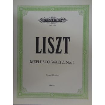 EDITION PETERS - Liszt Mephisto Waltz N. 1 Per Pianoforte