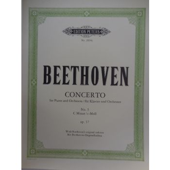 EDITION PETERS - Beethoven Concerto N¦3 Op.37 Fur Klavier /orchest