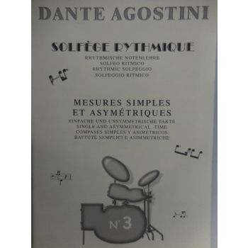 D.AGOSTINI - Solfege Rythmique Simples Et Asymetriq