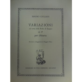 SUVINI ZERBONI - M.Giuliani Variazioni Op.45 Per Chitarra