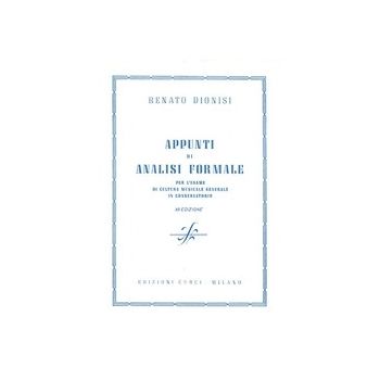 CURCI - R.Dionisi Appunti Di Analisi Formale (esame In Con