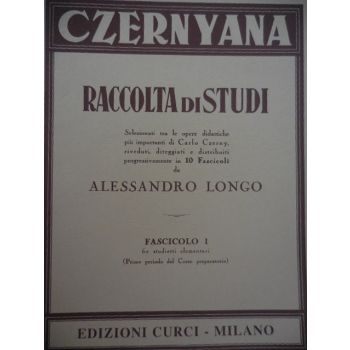 CURCI - Czernyana Raccolta Di Studi (a.longo) Fasc.i 60 St