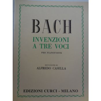 CURCI - Bach Invenzioni A Tre Voci Per Pianoforte