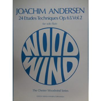 WILHEIM HANSEN - J.Andersen 24 Etudes Techniques Op 63 Vol.2 Pour F