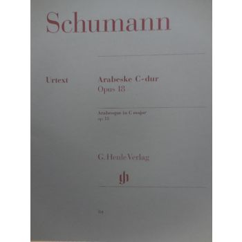 G.HENLE VERLAG - Schumann Arabesque In C Major Op 18 Per Pianoforte