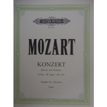 EDITION PETERS - Mozart Konzert Klavier /orchester Kv 450