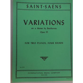 INTERNATIONAL MUSIC COMPANY - S.Saens Variations Op 35 Per P/ 4 Mani