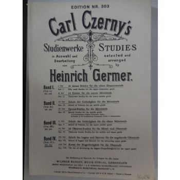 RICORDI - C.Czerny's Studies Per Pianoforte Band IV