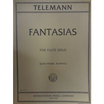 INTERNATIONAL MUSIC COMPANY - Telemann Fantasias For Flute Solo