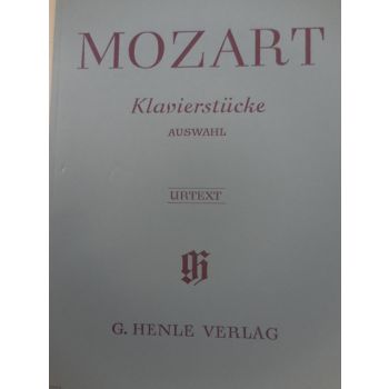 G.HENLE VERLAG - Mozart Klavierstucke P/f