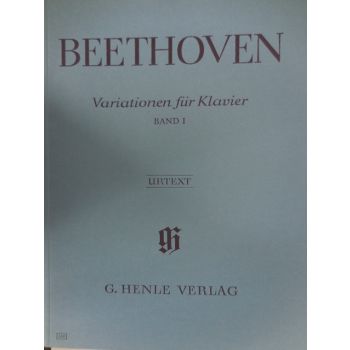 G.HENLE VERLAG - Beethoven Variationen Fur Klavier Band I