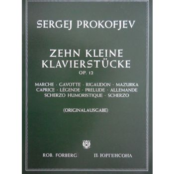 MUSIKVERLAG - S.Prokofjev Zehn Kleine Klavierstucke Op 12
