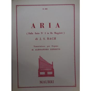 EDIZIONI MUSICALI RIUNITE - J.S.Bach Aria ( Dalla Suite N¦3 In Re Maggiore)per